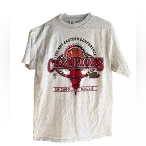 Vintage 1998 Chicago Bulls Eastern Conference Champions  T Shirt Large